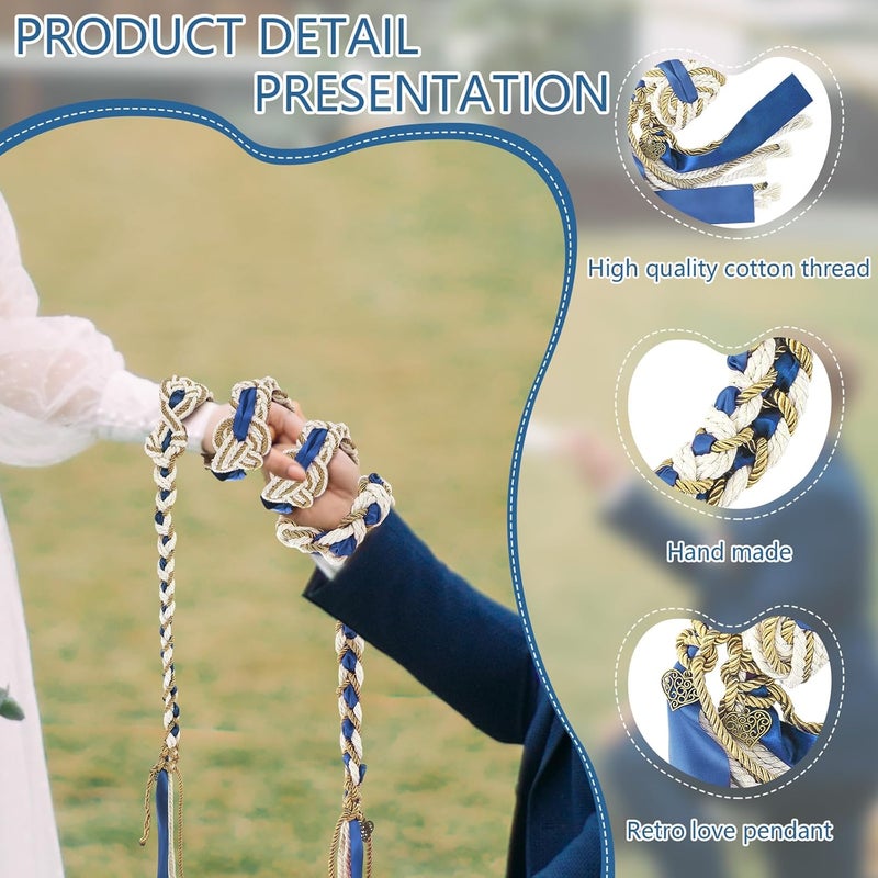 ReliThick Wedding Lasso Handfasting Cord for Wedding Ceremony Rustic Lasso Lazos Cord Traditional Catholic - Image 3